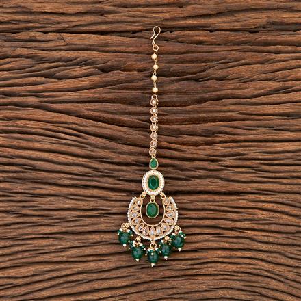 Antique Pearl Tikka With Gold Plating