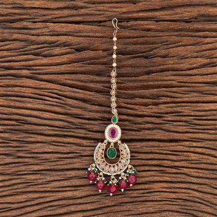 Antique Pearl Tikka With Gold Plating