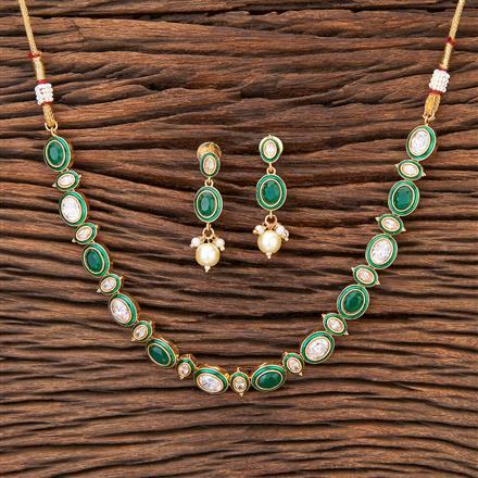 Antique Meenakari Necklace With Gold Plating