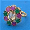 Antique Adjustable Ring With Gold Plating