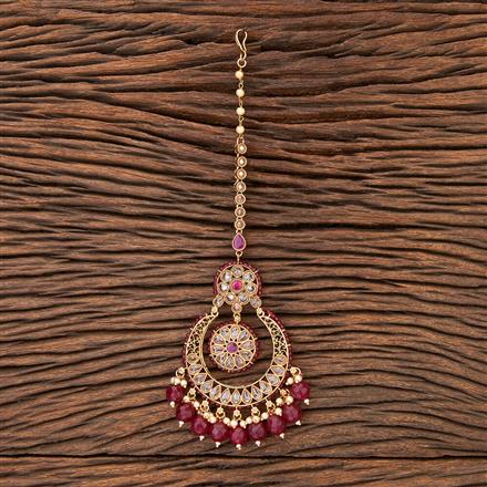 Antique Pearl Tikka With Gold Plating