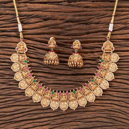 Antique South Indian Necklace With Gold Plating