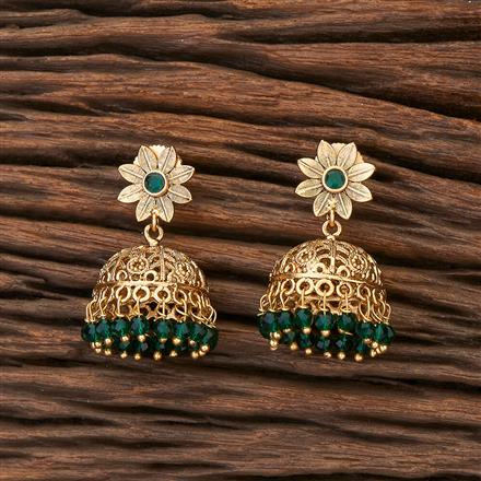 Antique Jhumki With Gold Plating