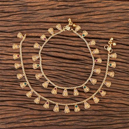 Antique Classic Payal With Gold Plating