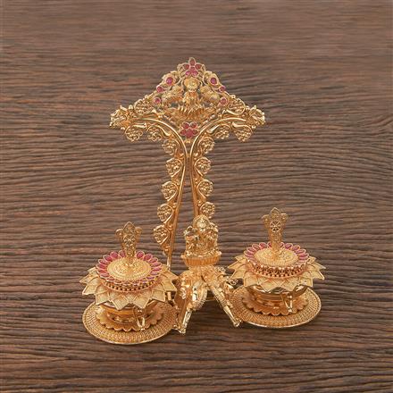 Antique Classic Sindoor Box With Gold Plating