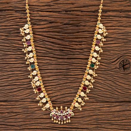 Antique South Indian Necklace With Gold Plating