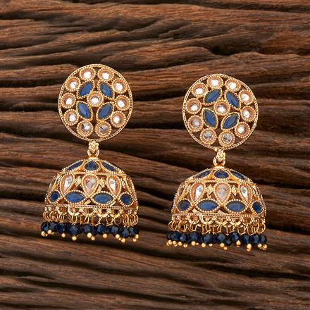 Antique Jhumki With Gold Plating