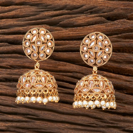 Antique Jhumki with Gold Plating