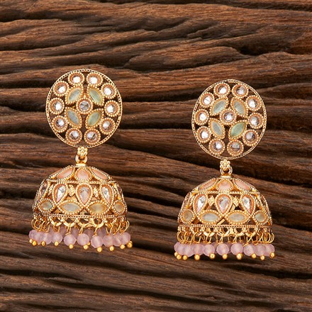 Antique Jhumki with Gold Plating