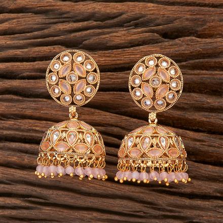 Antique Jhumki With Gold Plating