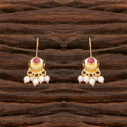 Antique Moti Earring With Gold Plating
