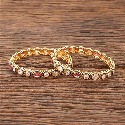 Antique Meenakari Bangles With Gold Plating