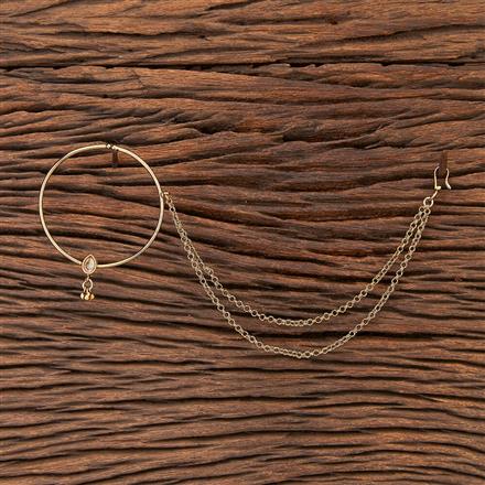Antique Pressing Nose Ring With Mehndi Plating