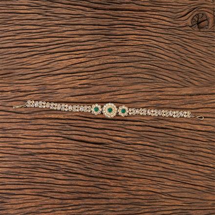 Antique Reverse Ad Stone Shishful With Mehndi Plating