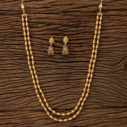 Antique Mala Necklace With Gold Plating