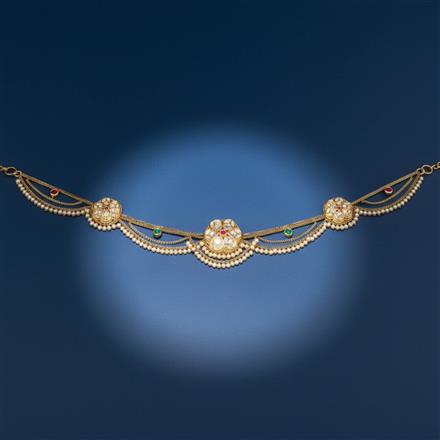 Antique Moti Belt With Gold Plating