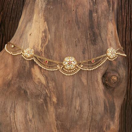 Antique Moti Belt With Gold Plating