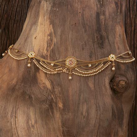 Antique Moti Belt With Gold Plating