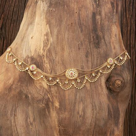 Antique Pearl Belt With Gold Plating