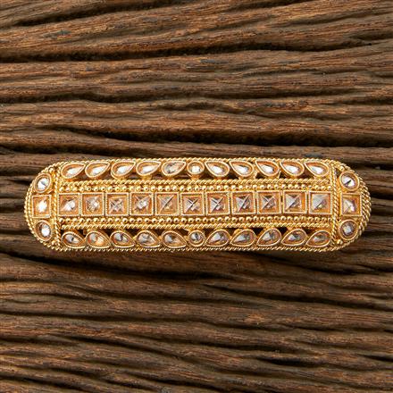 Antique Classic Hair Clip With Gold Plating