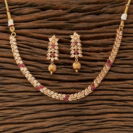 Antique Delicate Necklace With Gold Plating