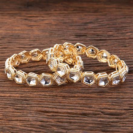 Indo Western Delicate Bangles With Gold Plating