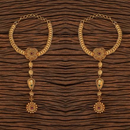 Antique South Indian Hath Pan With Matte Gold Plating