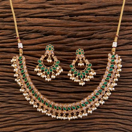 Antique Delicate Necklace With Gold Plating