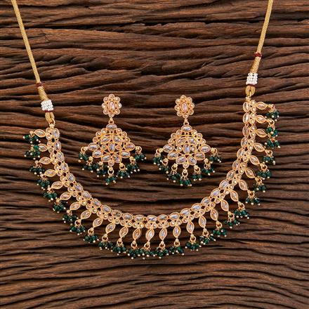Antique Moti Necklace With Gold Plating