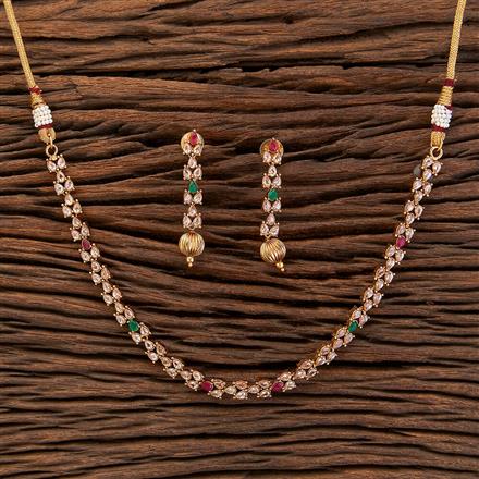 Antique Delicate Necklace With Gold Plating