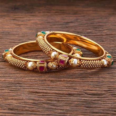 Antique Classic Bangles With Gold Plating