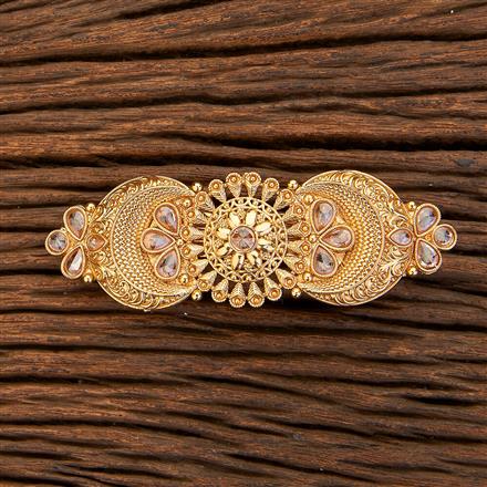 Antique Classic Hair Clip With Gold Plating