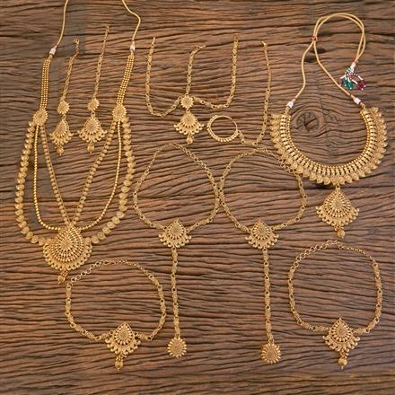 Antique Classic Bridal Sets With Gold Plating