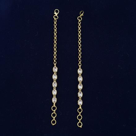 Antique Classic Ear Chain With Mehndi Plating