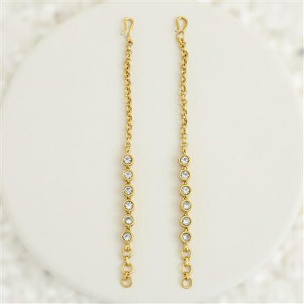 Antique Classic Ear Chain With Mehndi Plating