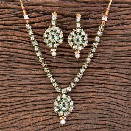 Antique Meenakari Necklace With Gold Plating