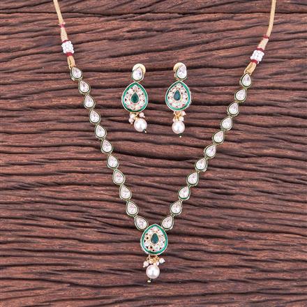 Antique Meenakari Necklace With Gold Plating