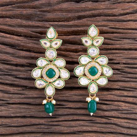 Antique Moti Earring With Gold Plating