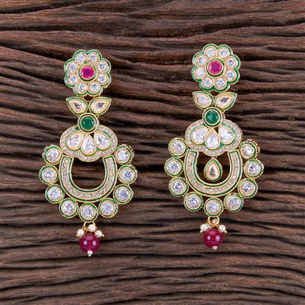 Antique Chand Earring With Gold Plating