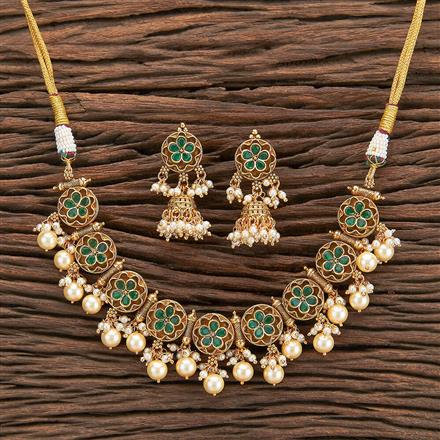 Antique Delicate Necklace With Gold Plating