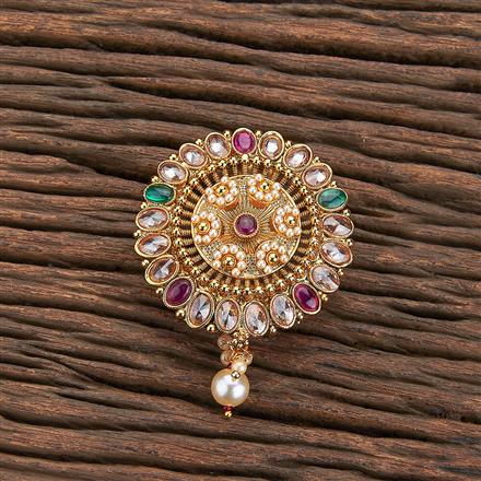 Antique Pearl Brooch With Gold Plating