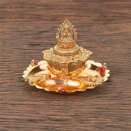 Antique Classic Sindoor Box With Gold Plating