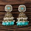 Antique Pearl Earring With Mehndi Plating