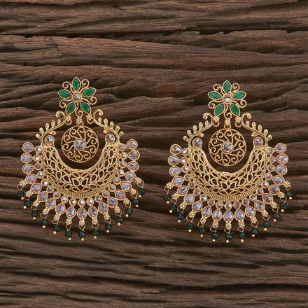 Antique Chand Earring With Gold Plating