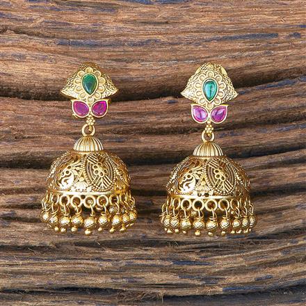 Antique Delicate Earring With Gold Plating