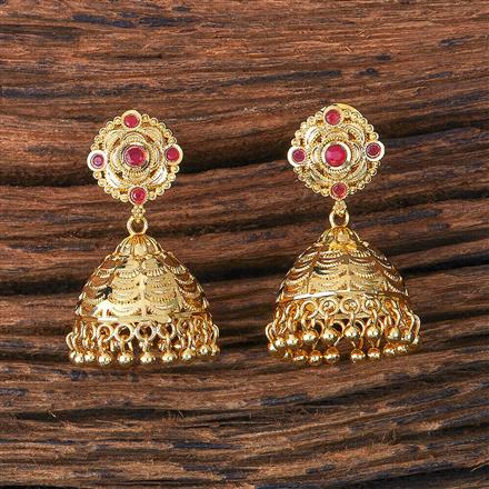 Antique Jhumki With Gold Plating