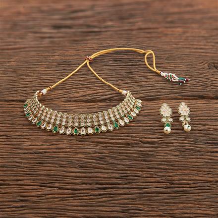 Antique Meenakari Necklace With Gold Plating