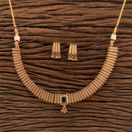 Antique Classic Necklace With Gold Plating