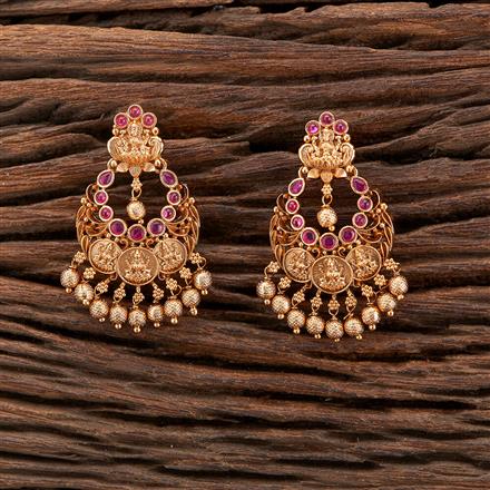 Antique Temple Earring With Gold Plating