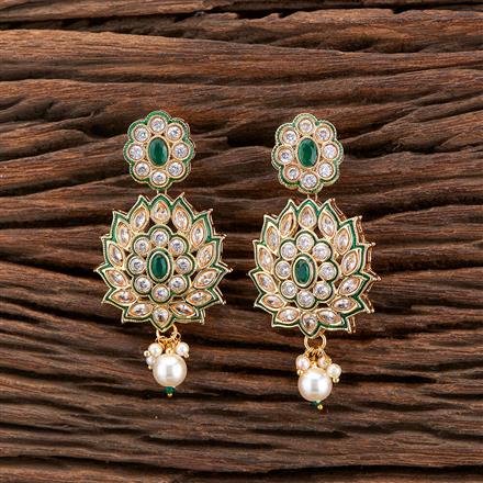 Antique Meenakari Earring With Gold Plating
